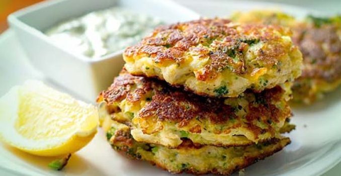 Brokkoli-Käse-Puffer zum Abnehmen