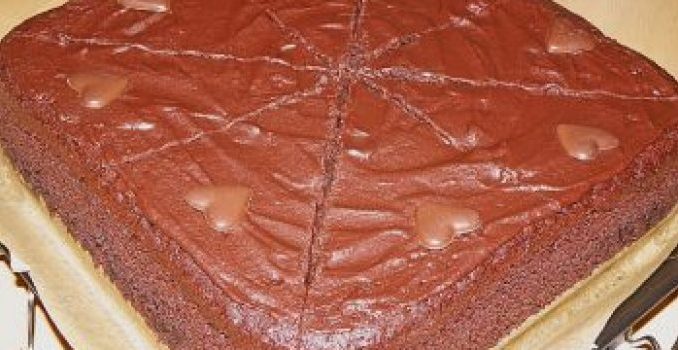 Schokopudding Kuchen - Schnelle Rezept