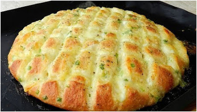 Mozzarella Brot mit Knoblauch