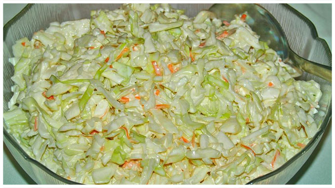 Cremiger Krautsalat - Schnelle Rezept