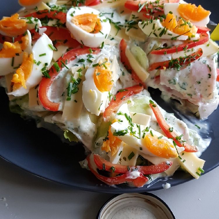 Salattorte - Schnelle Rezept