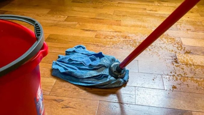 Geben Sie einen Tropfen auf Ihren Mopp und Ihr Hausboden wird 1 Woche lang glänzen