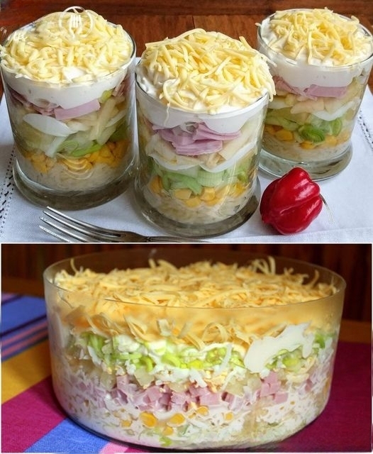 Der beste Salat überhaupt! Übernacht Salat lecker und super zum ...