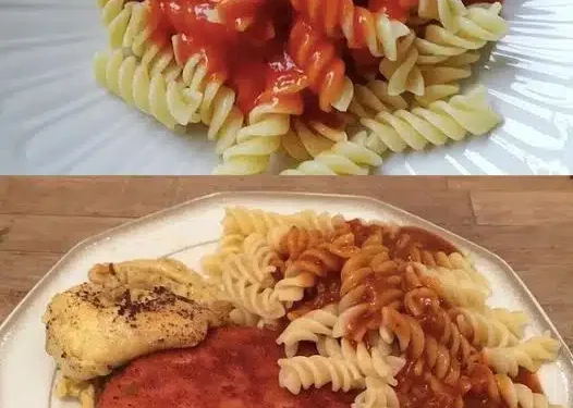 DDR Jägerschnitzel mit Nudeln und Tomatensoße – Wooow so leckeeer!