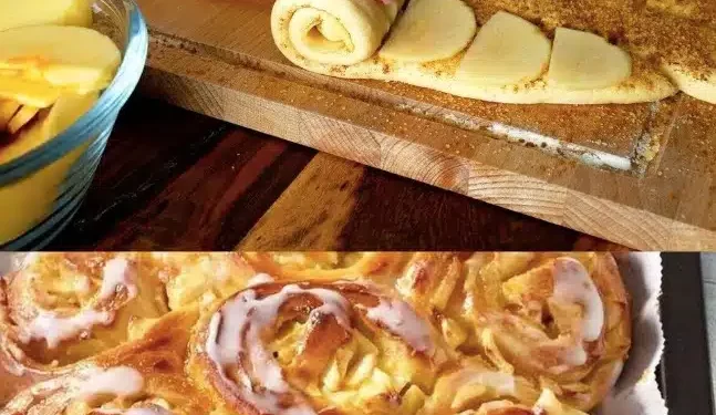 Apfelschnecken mit Zimtzucker, da bleibt garantiert nichts übrig!