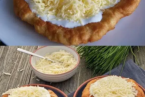 Langos mit Knoblauch, Wooow schmeckt sowas von lecker!