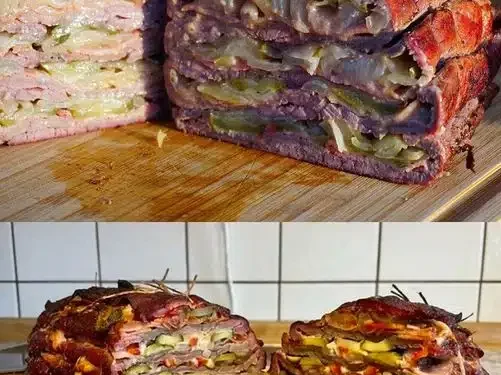 Schichtbraten in Senfsauce, Das ganze Haus duftet sowas von herrlich!