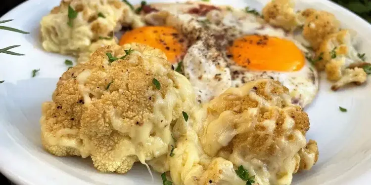 Blumenkohl aus dem Ofen – sehr einfach und sehr wohlschmeckend