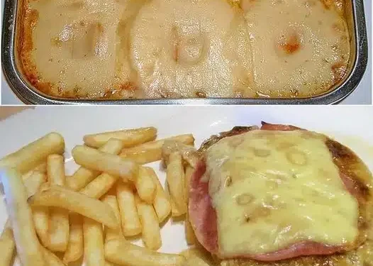 Ananas-Schinken-Schnitzel mit Käse, mmmm Leicht umzusetzen!