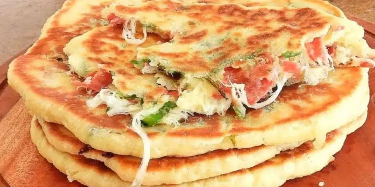 Gefülltes Brot aus der Pfanne: Schnell, einfach und unglaublich lecker!