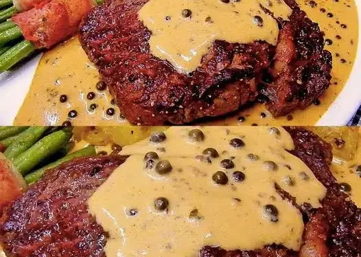 Rinderfilet mit grüner Pfeffersahnesoße, Schnell einfach und super lecker!????