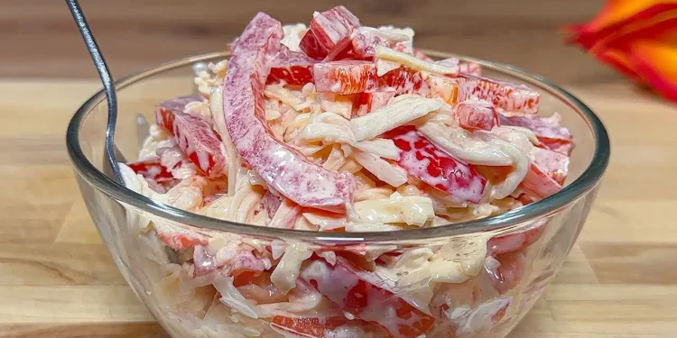 Ein Salatrezept, das das Internet in die Luft jagte! Sehr leckerer Salat vom Roten Meer!