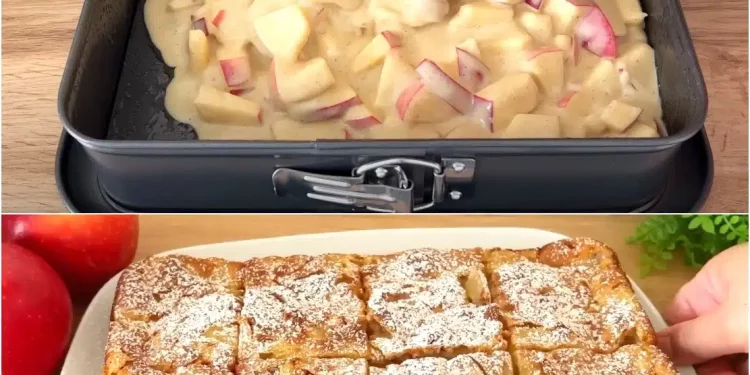 Der berühmte Apfelkuchen, der auf der Zunge zergeht! Jeder sucht nach diesem Rezept! simpel und einfach