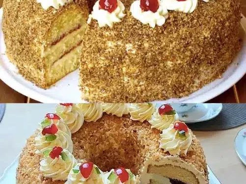 Frankfurter Kranz aus Biskuit, Meine Güte ist der lecker! ????????