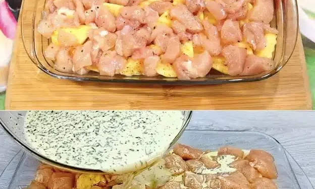 Hähnchen Kartoffel Gratin, Vorsicht Suchtgefahr ????