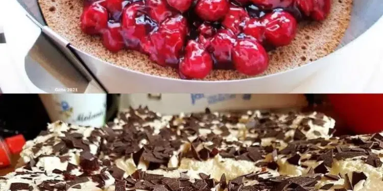 Einen Schwarzwälder Kirschkuchen mögen einfach alle gerne