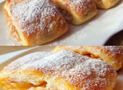 Mini weiche Kuchen mit Äpfeln