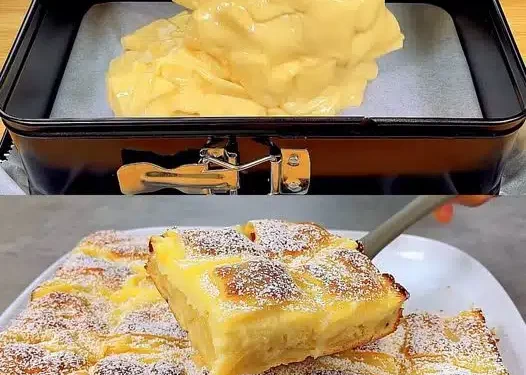 Auf den Tellern bleiben keine Krümel zurück! Omas Blitz Apfelkuchen