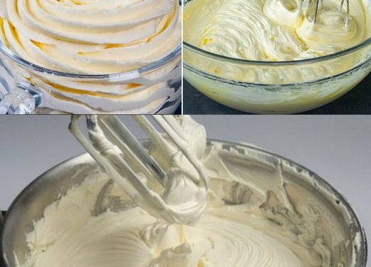 Buttercreme mit 3 Zutaten