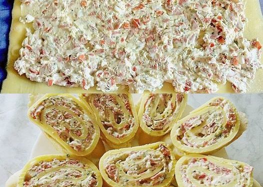 Pikante Käseröllchen