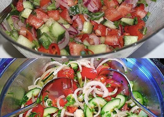 Türkischer Tomatensalat, super würzig !