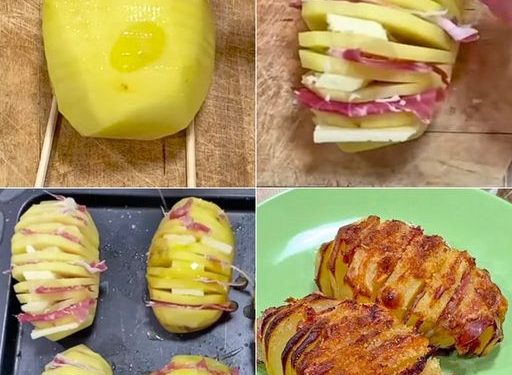 Gefüllte Ofenkartoffeln