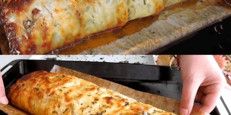 Hackfleisch Käse Rolle