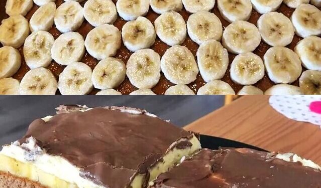 Fantasticher Banenkuchen vom Blech, Blitzrezept für ultra-saftigen Dessert