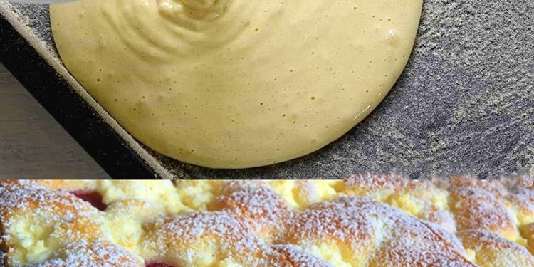 Omas Quark-Kirsch-Kuchen in weniger als 5 Minuten zubereitet