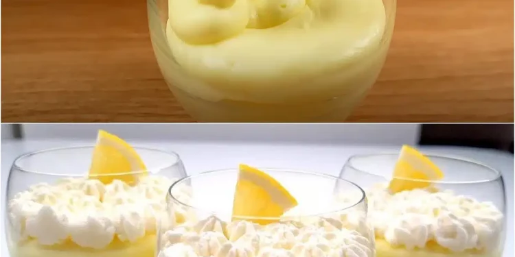 Cremiges Zitronenmousse in 5 Minuten – Keine Eier, kein gebackenes Zitronendessert