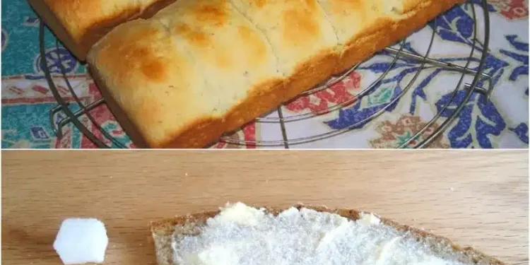 Meine Oma hat mir das sehr oft gemacht, sehr lecker zum Frühstück: Zuckerbrot – Erinnerst du dich?