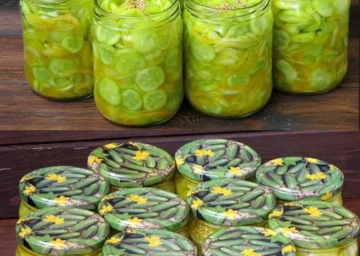 Omis Senfgurken süß-sauer das beste Rezept