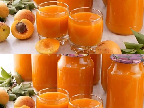 Aprikosensaft zu Hause ohne Entsafter! Natürlicher Aprikosennektar!