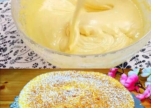 500g Joghurt mit Pudding und backe den Joghurtkuchen