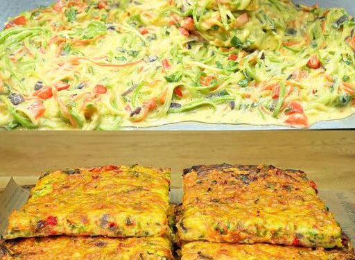 Zucchini Meisterwerk Einfach 2 Zucchini reiben!