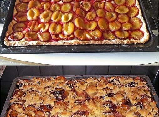 Ultrasaftiger Streuselkuchen vom Blech mit 2 kg Pflaumen