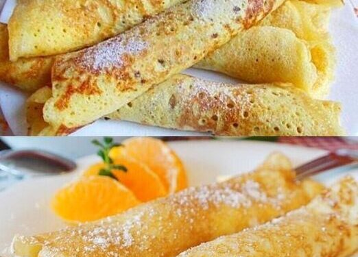 Ungarische Eierkuchen mit 250 ml Mineralwasser in 3 Minuten