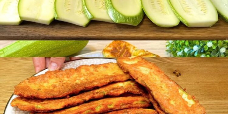 Knusprige Parmesan-Zucchini-Pommes