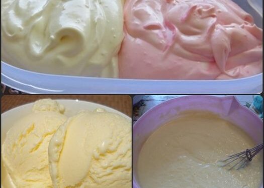 Eis ohne Eismaschine, das beste Eis das ich je gemacht habe