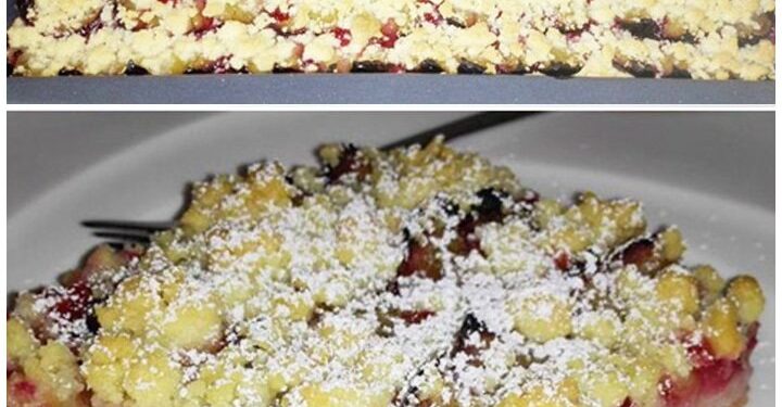 Pflaumen-Streuselkuchen so was von lecker von Blech