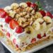 Bananensplit Torte ohne backen mit 500g Frischkase