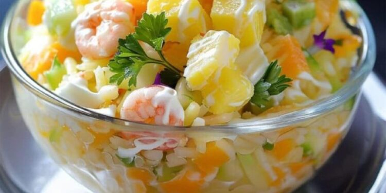 Erfrischender Hawaii-Salat für den Sommer