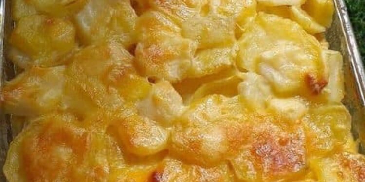 Überbackene Kartoffeln