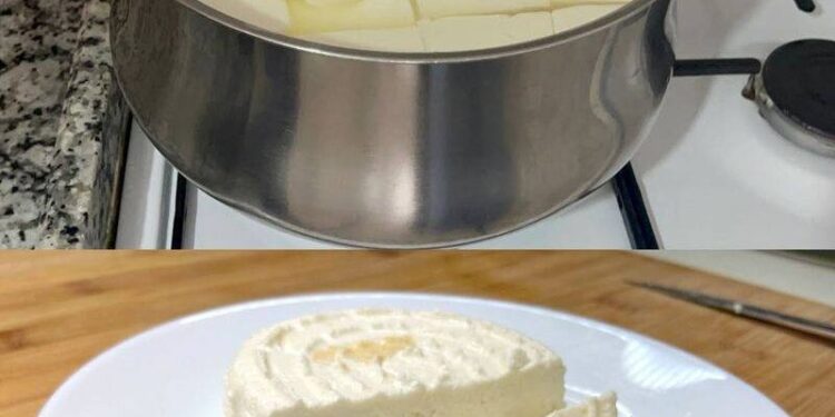 1 Liter Milch, 1 Joghurt und eine halbe Zitrone reichen aus, um den besten hausgemachten Käse zuzubereiten