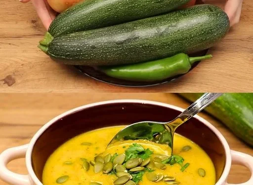 Diese Zucchinisuppe ist ein vergessener Schatz! Mit dieser Suppe nehmen Sie schnell ab