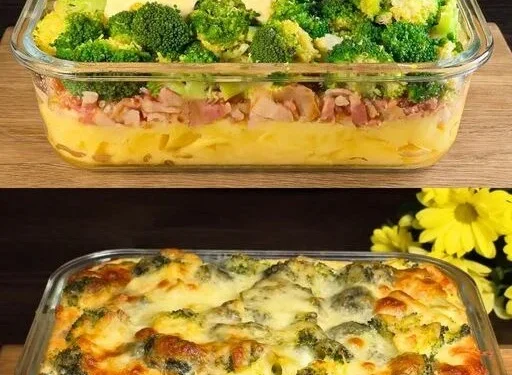 Haben Sie Brokkoli und Kartoffeln zu Hause?! Einfaches und leckeres Abendessen!