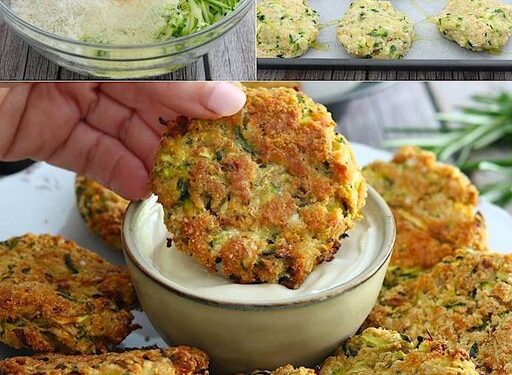 In Null komma nichts fertig, einfache Zucchini-Bratlinge