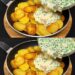 Kartoffelrezept zum Abendessen mit 200 g Sauerrahm