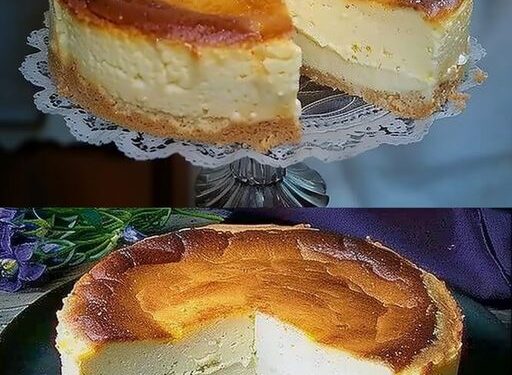 Quarkkuchen mit 900g Quark in 5 bis 10 Minuten im Backofen