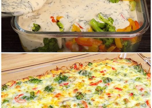 Brokkoli Käse Auflauf 100x besser als Fleisch in 20 Minuten gebacken